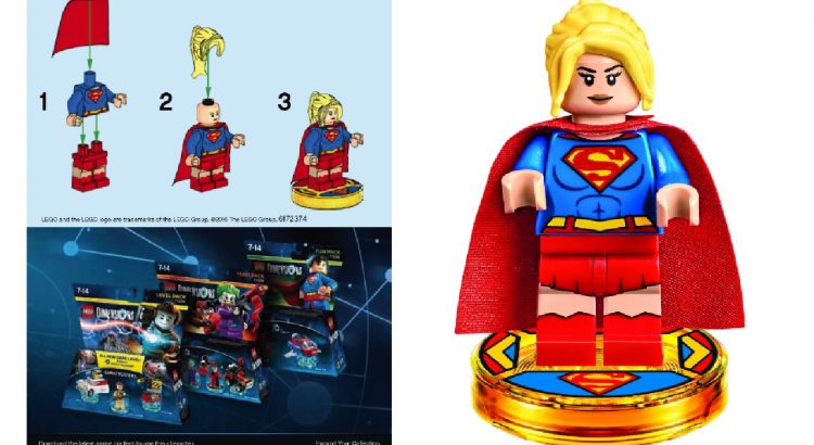 lego dimensions supergirl polybag exclusief verkrijgbaar bij lego dimensions starter pack