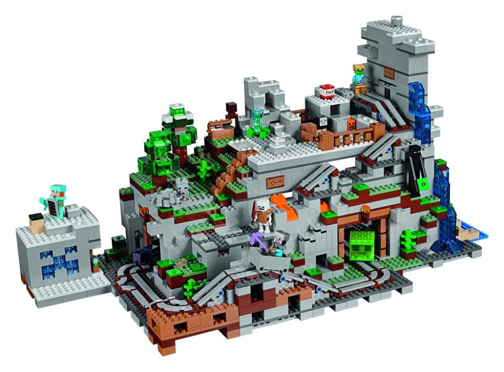 Officiële aankondiging: LEGO Minecraft 21137 The Mountain Cave ...